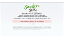 Tablet Screenshot of gardenseedstrading.com
